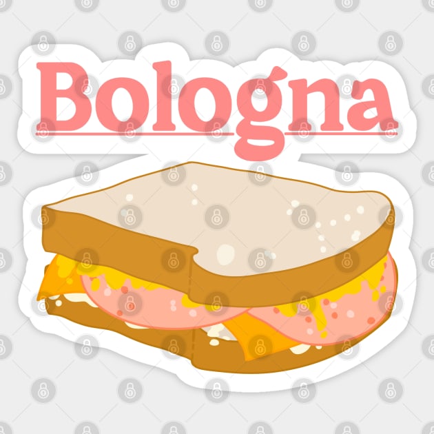 Bologna Sticker by Eyeballkid-